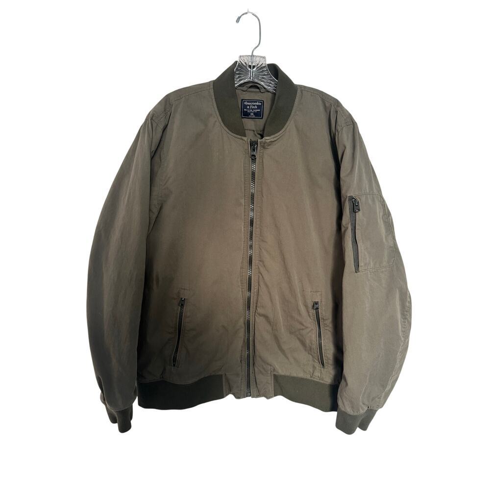 Abercrombie & Fitch Olive Bomber Jacket